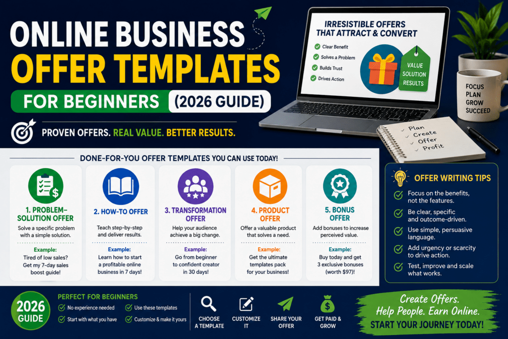 Online Business Offer Templates for Beginners (2026 Guide)