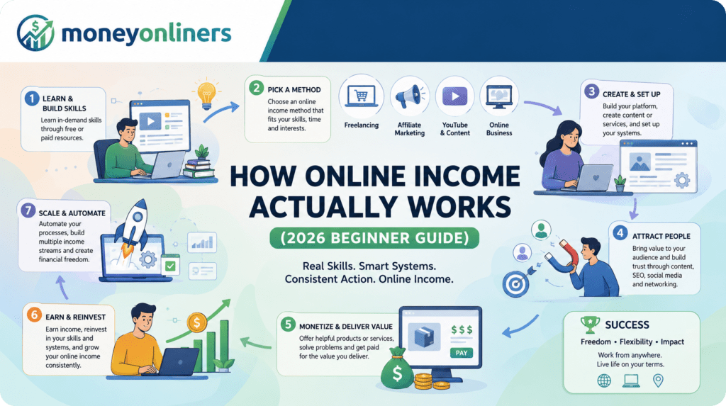 how online income actually works