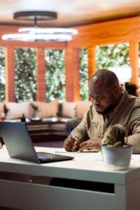 Beginner learning how to earn money online from home in 2026