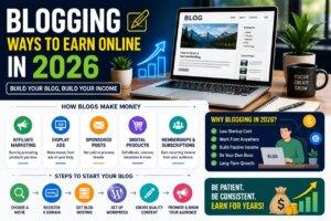 Blogging ways to earn online in 2026