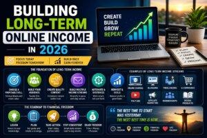 Building long-term online income in 2026