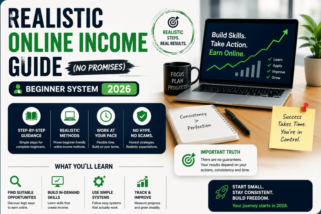 realistic online income guide