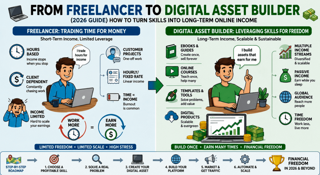 freelancer to digital assets online business guide
