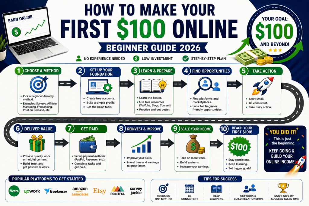 make your first $100 online