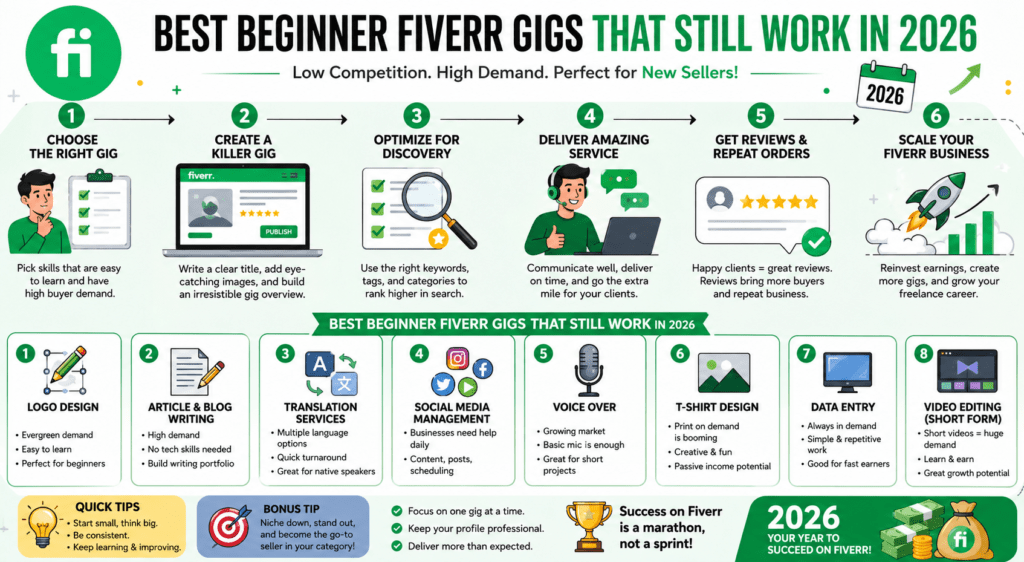 Best Beginner Fiverr Gigs