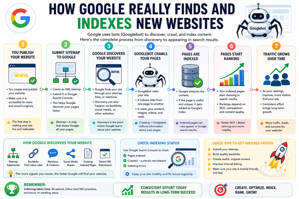 How Google Really Finds and Indexes New Websites