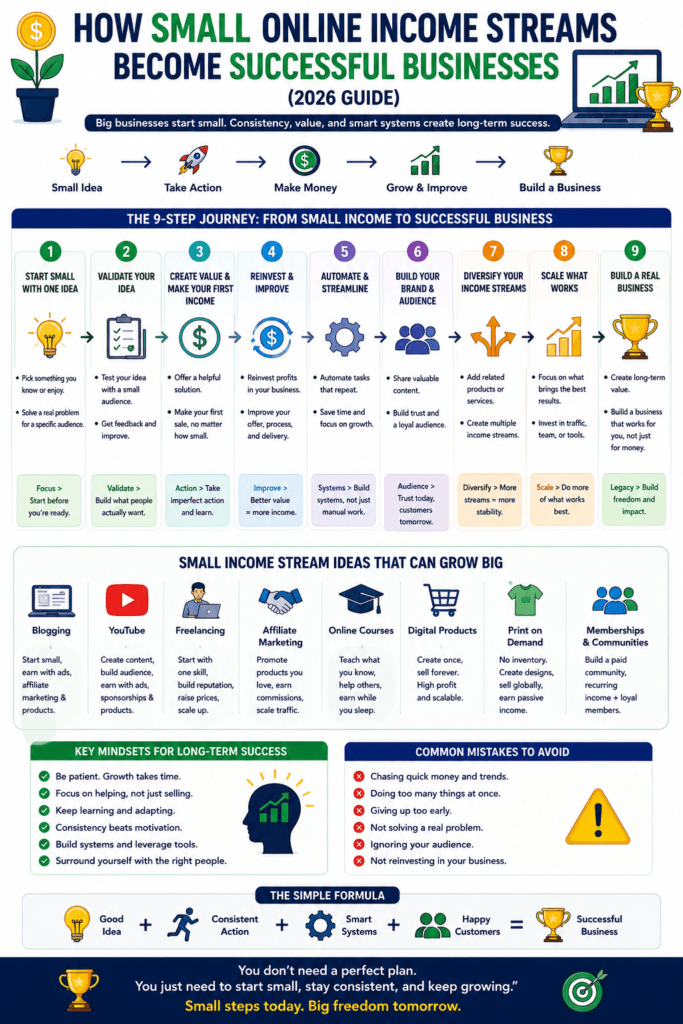 Small Online Income Streams