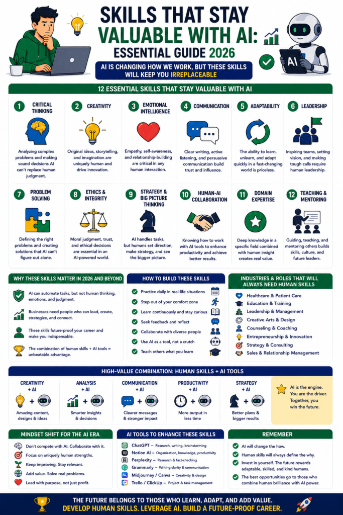 Skills That Stay Valuable With AI