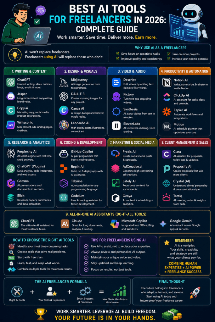 Best AI Tools for Freelancers in 2026