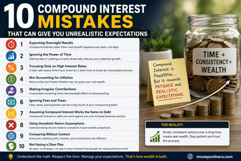 10 Compound Interest Mistakes That Can Give You Unrealistic Expectations