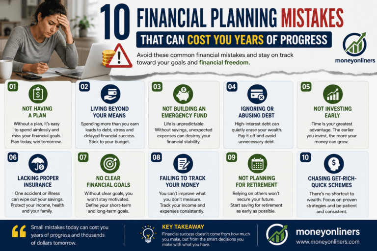 10 Financial Planning Mistakes That Can Cost You Years of Progress
