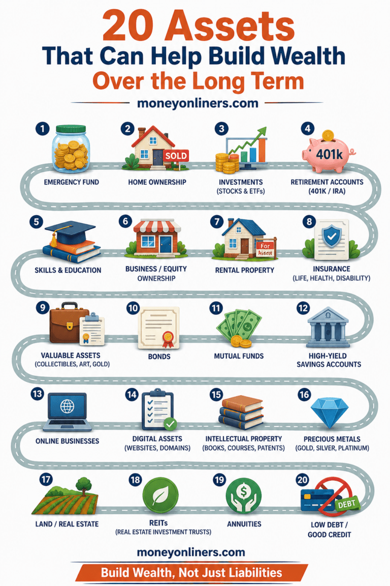 20 Assets That Can Help Build Wealth Over the Long Term