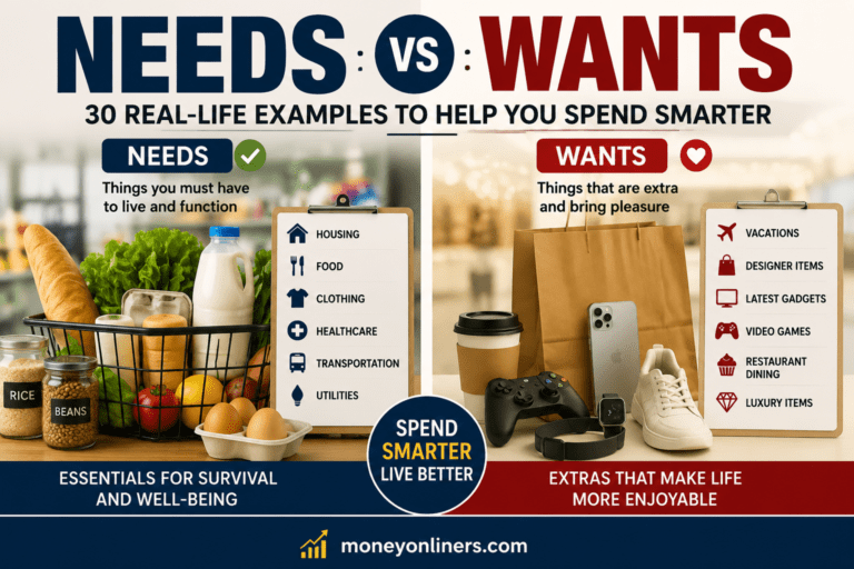 Needs vs Wants: 30 Real-Life Examples to Help You Spend Smarter