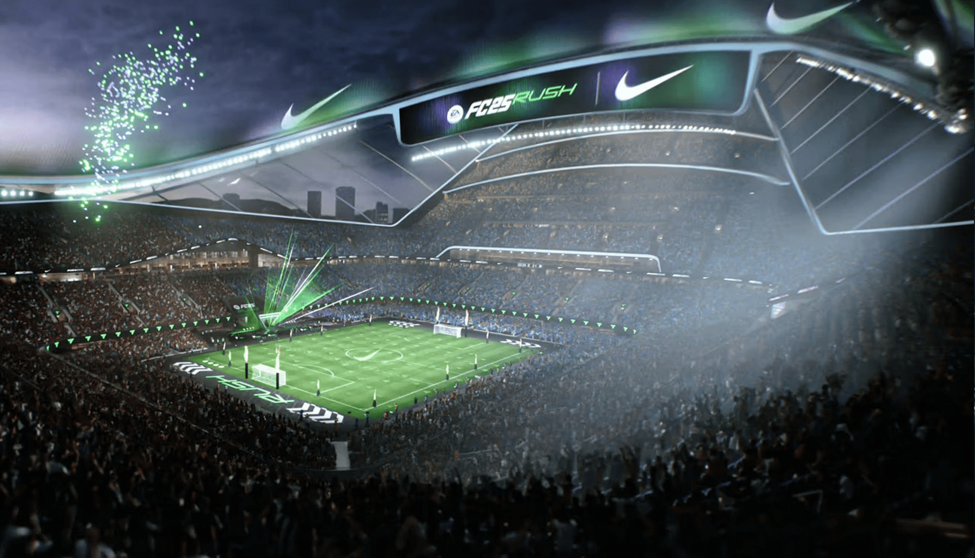 football stadium representing sports rewards and Nike gift card goals