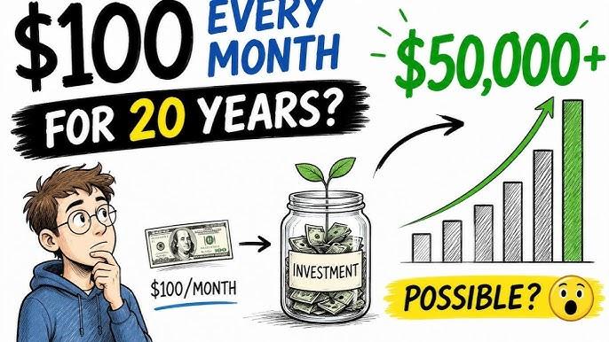 What Happens If You Invest $100 a Month for 20 Years?