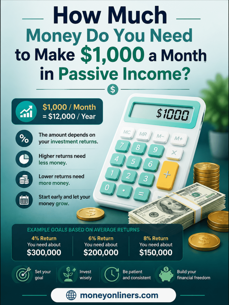 How Much Money Do You Need to Make $1,000 a Month in Passive Income?