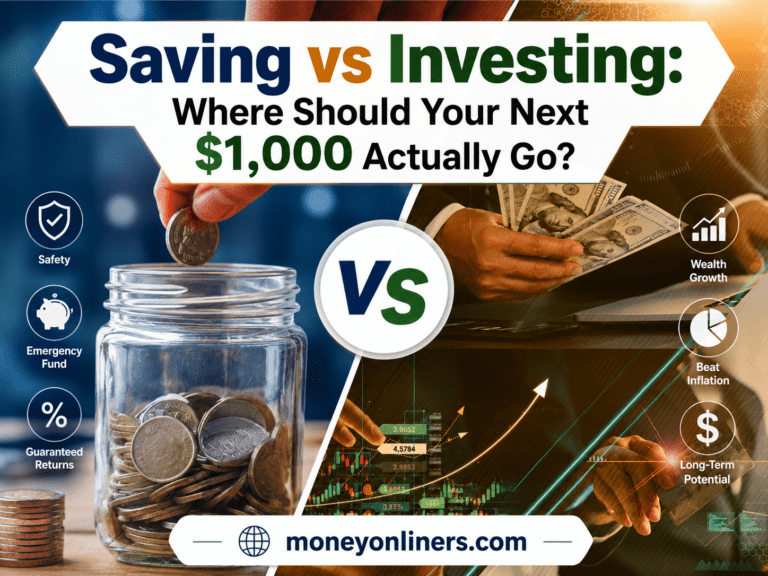 Saving vs Investing: Where Should Your Next $1,000 Actually Go?